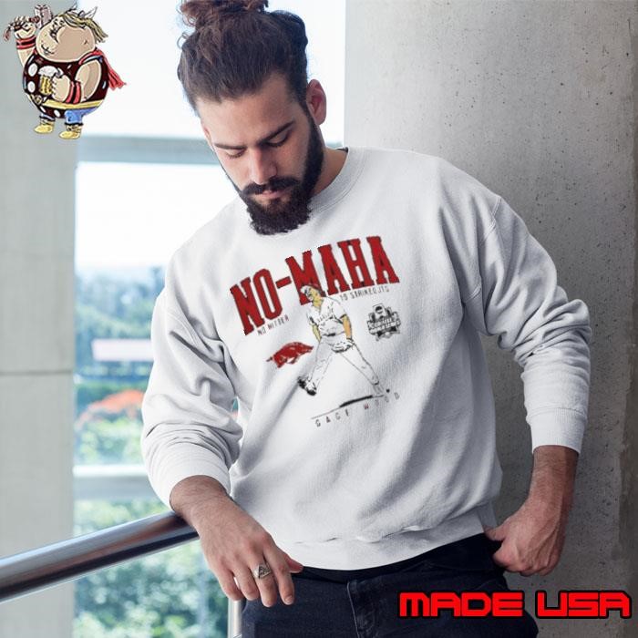 Arkansas Razorbacks Gage Wood No-Maha No-Hitter 19 Strikeouts Sweatshirt
