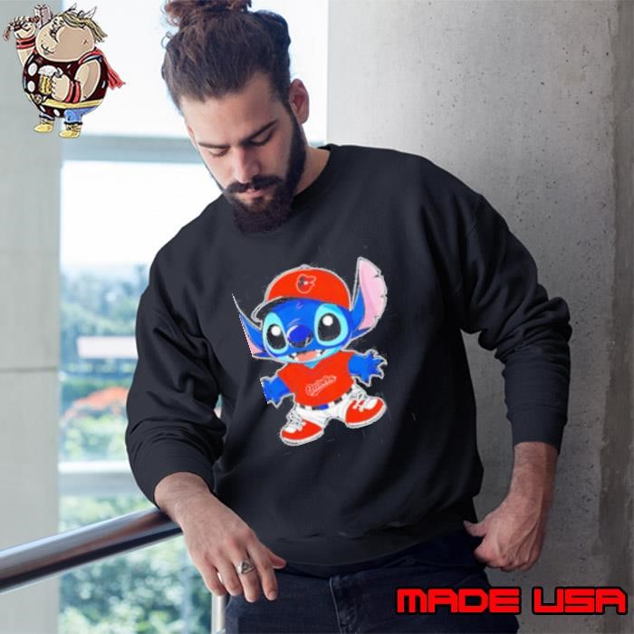 Baltimore Orioles Stitch Baseball 2025 Sweatshirt