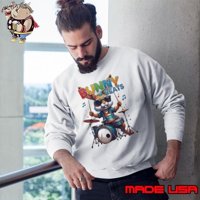 Beats play drums music cute Sweatshirt