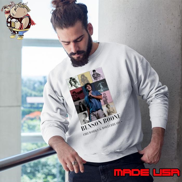 Benson Boone Fireworks Rollerblades Concert 2025 Sweatshirt