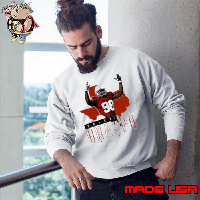Brian orakpo Texas map state Sweatshirt