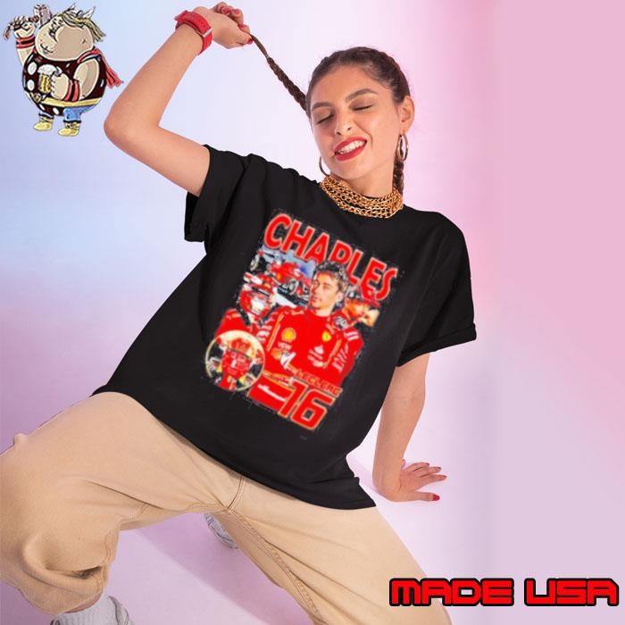 Charles Leclerc 16 F1 graphic Ladies tee
