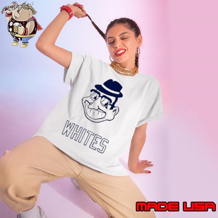 Cleveland Indians Whites logo Ladies tee