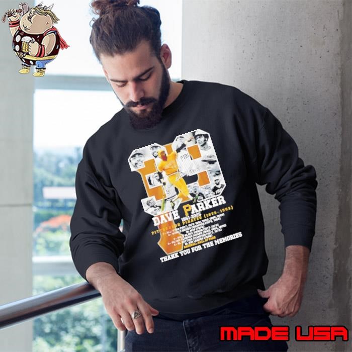 Dave Parker Pittsburgh Pirates 1951-2025 Baseball Hall of Fame signature Sweatshirt