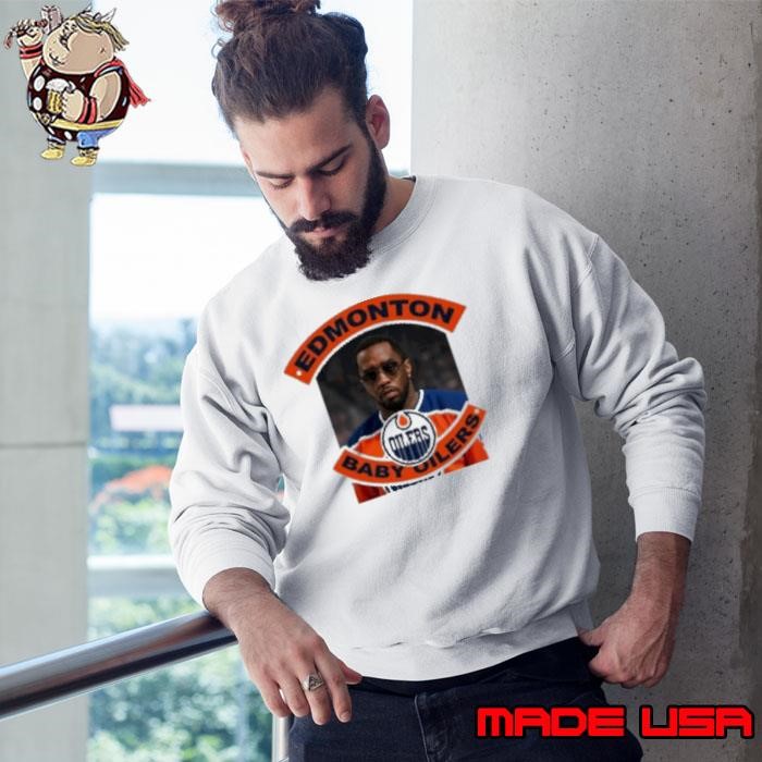 David Furones P Diddy Edmonton Baby Oilers Sweatshirt