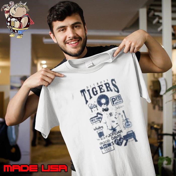 Detroit Tigers Jordan Davis Baseball Jersey Music Collab Unisex