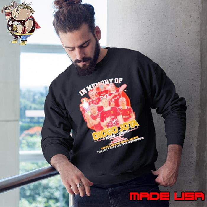 In Memory Of Diogo Jota 1996-2025 Premier League Sweatshirt