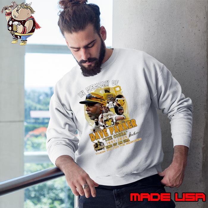 In memory of Dave Parker the cobra 1951-2025 end of an era thank you signature Sweatshirt