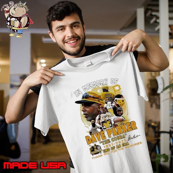 In memory of Dave Parker the cobra 1951-2025 end of an era thank you signature Unisex
