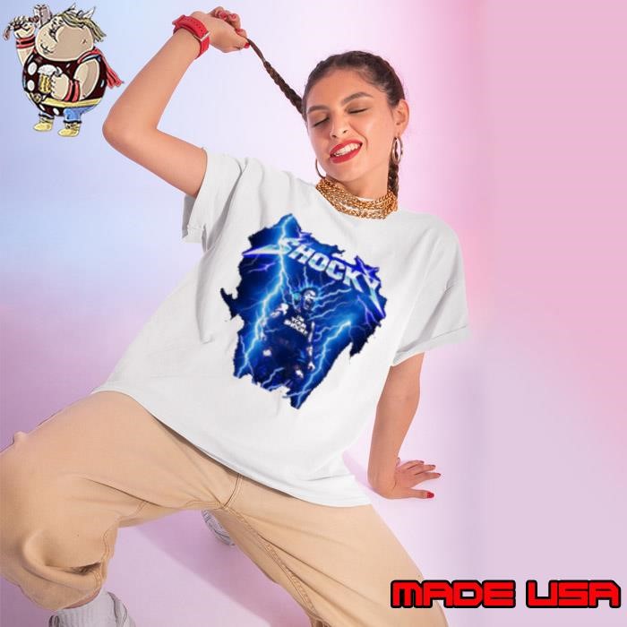 Jeff Shock shock the lightning Ladies tee