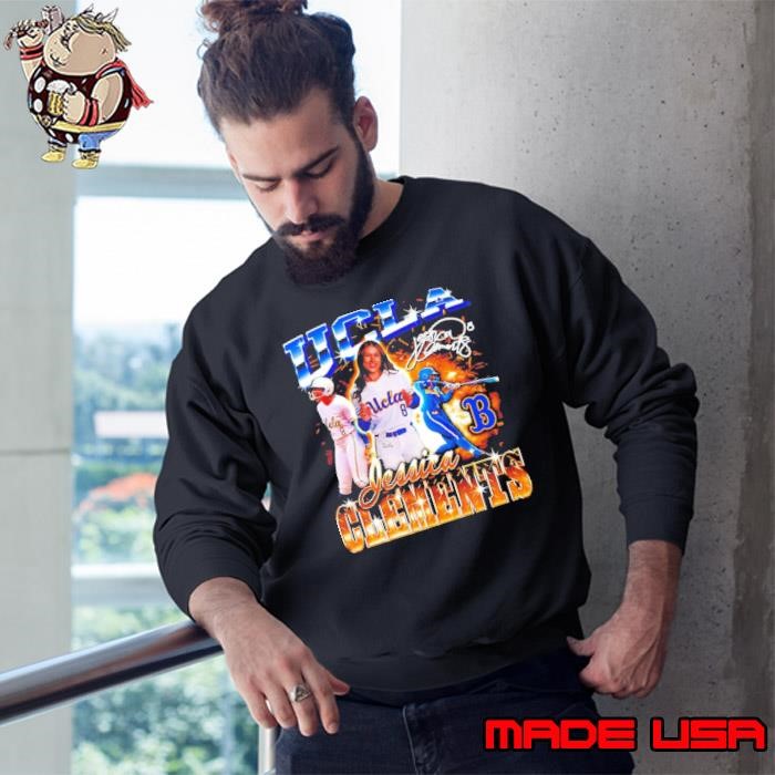 Jessica Clements Ucla Bruins baseball signature graphic Sweatshirt