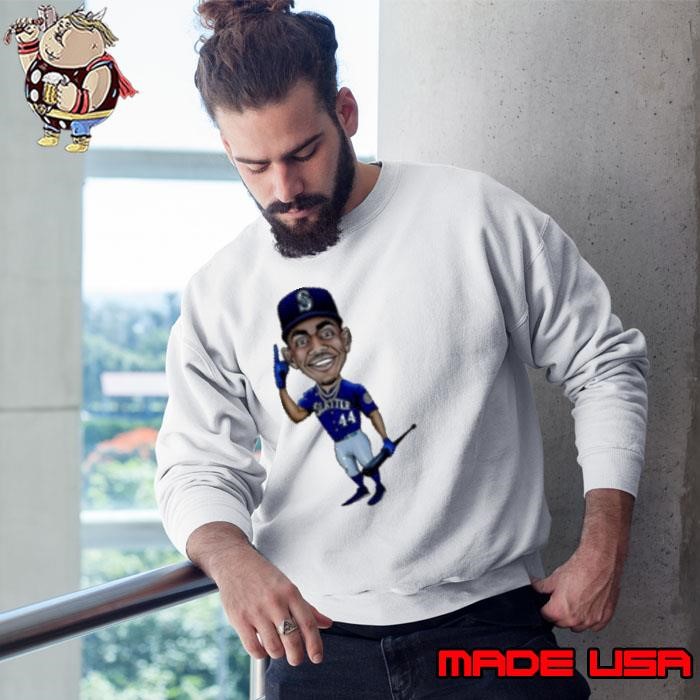 Julio Rodriguez Art seattle mariners jersey cartoon Sweatshirt