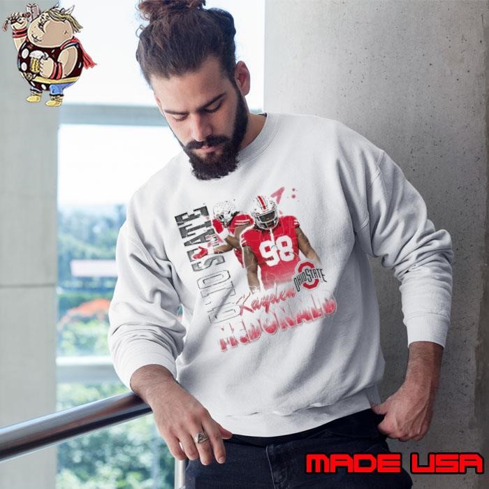 Kayden McDonald Ohio State Buckeyes player collage Sweatshirt