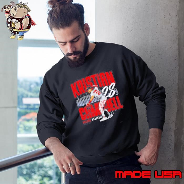 Kristian Campbell 28 Boston Player Name baseball retro Sweatshirt