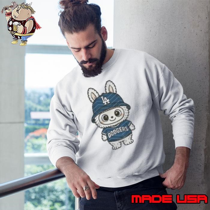 Labubu vs Los Angeles Dodgers MLB Baseball funny meme sports lovers Sweatshirt