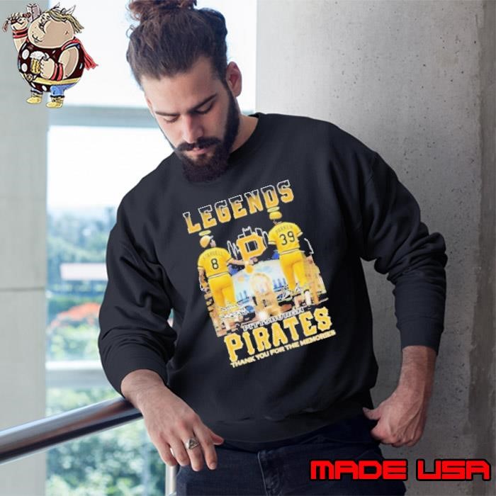 Legends Stargell And Parker Pittsburgh Pirates Signature Thank You For The Memories Signatures Sweatshirt