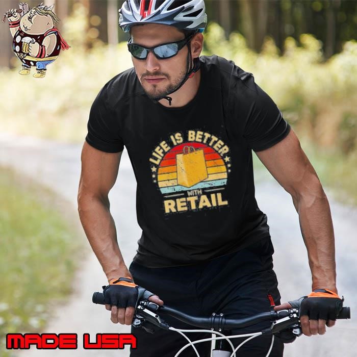 Life Is Better With Retail Bag Vintage Sunset Unisex