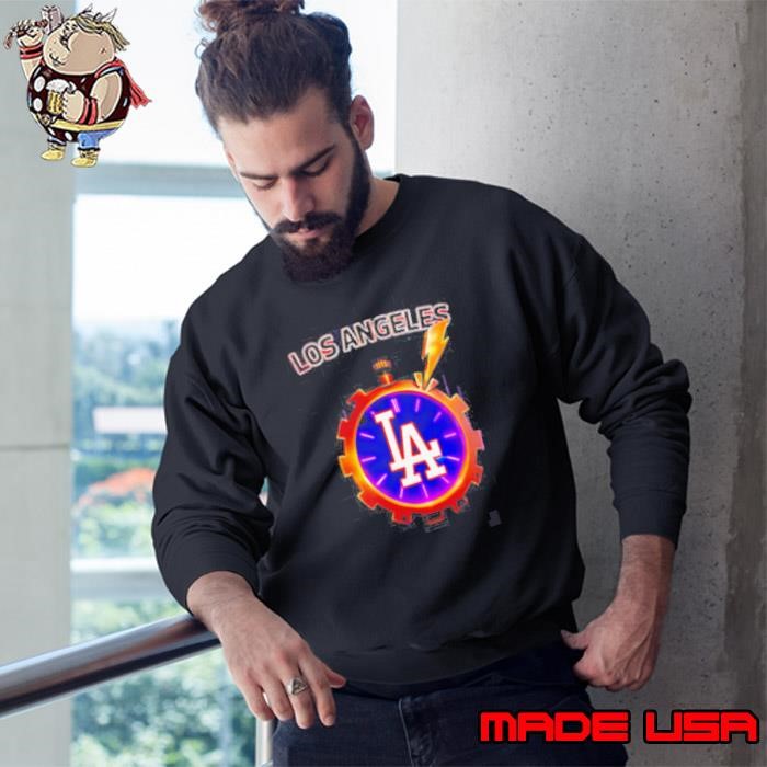 Los Angeles Dodgers Back To The Future 2025 Baseball Sweatshirt