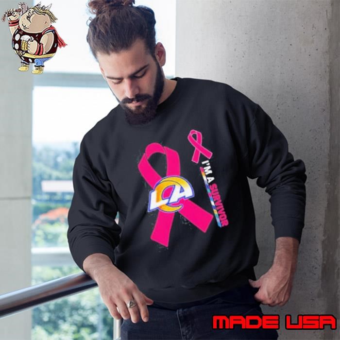Los Angeles Rams x Cancer Awareness I’m a survivor shirt