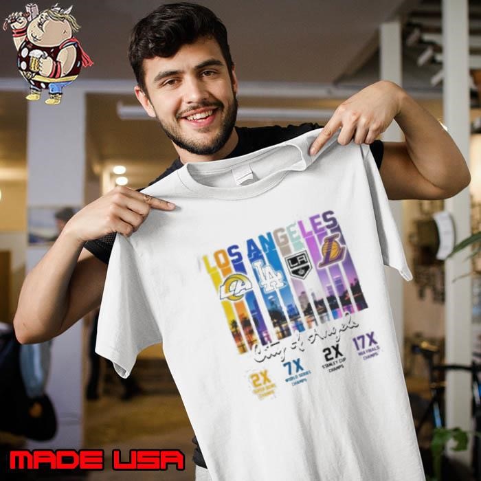 Los Angeles Retro Skyline Sports Teams City of Angels Unisex