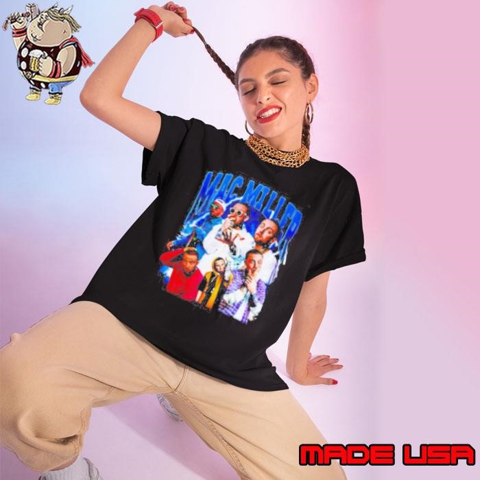 Mac Miller singer and rapper graphic Ladies tee
