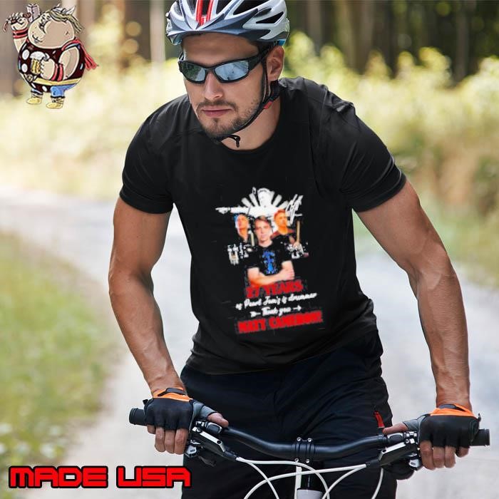 Matt Cameron Pearl Jam 27 Years Signature Unisex