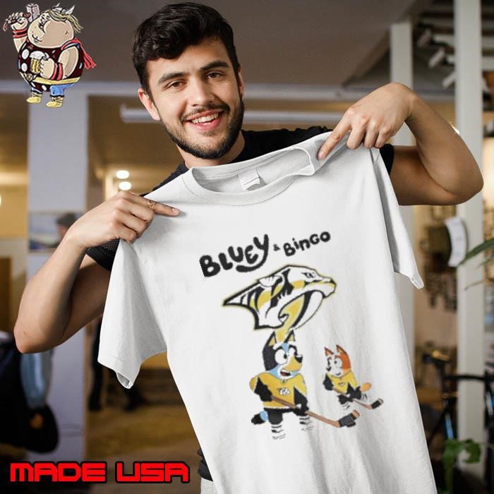 Nashville Predators Bluey And Bingo 2025 Hockey Unisex