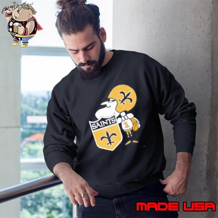 New Orleans Saints Cartoon Man Sweatshirt