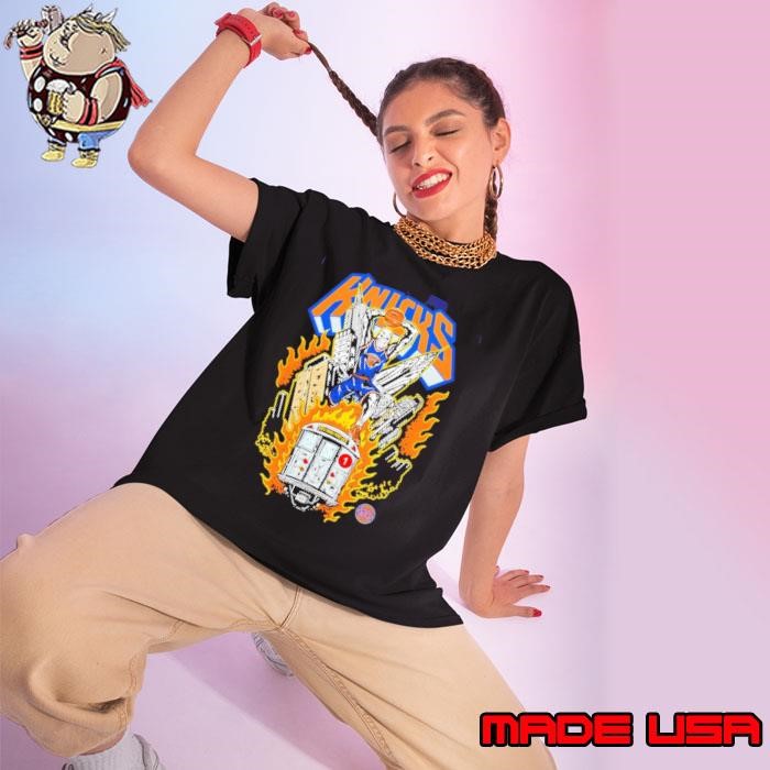 New York Knicks forever Fest Subway skeleton graphic shirt