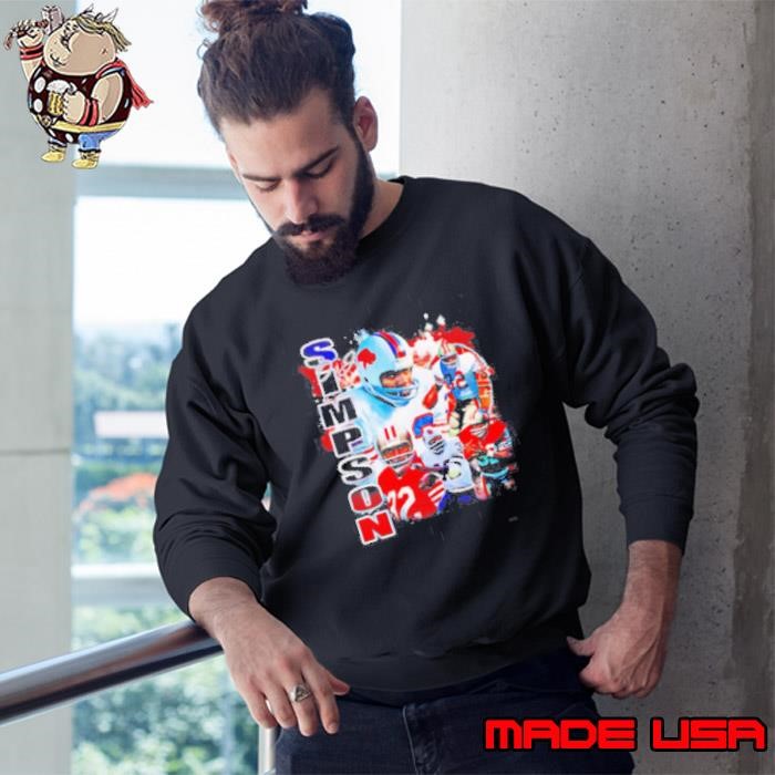 OJ Simpson 90s Style NFL Sweatshirt