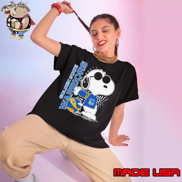 Peanuts Snoopy Golden State Warriors Basketball 2025 Shirt