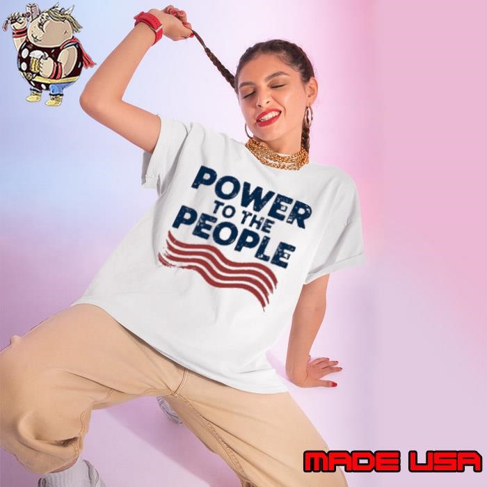 Power To The People vintage Ladies tee