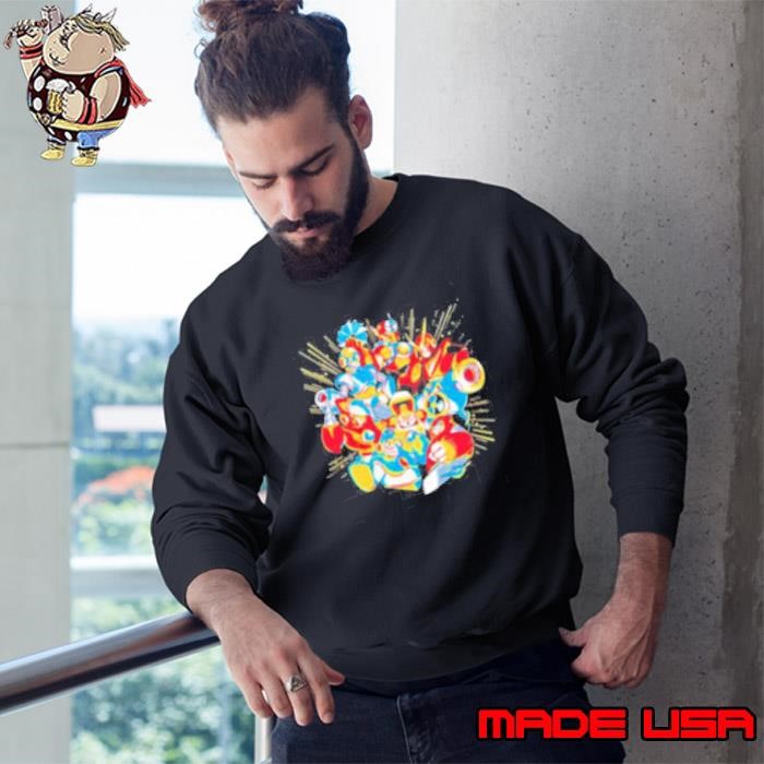 Robot Masters Redux Mega Man Sweatshirt