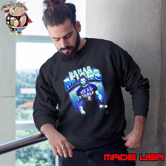 Roman Reigns WWE wearing head of the table Sweatshirt