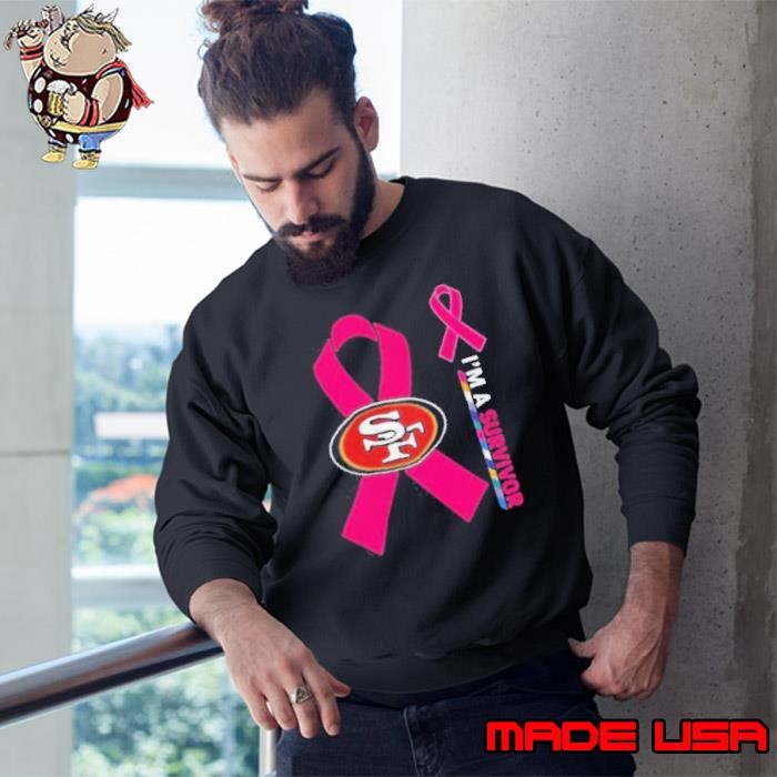 San Francisco 49ers x Cancer Awareness I’m a survivor Sweatshirt