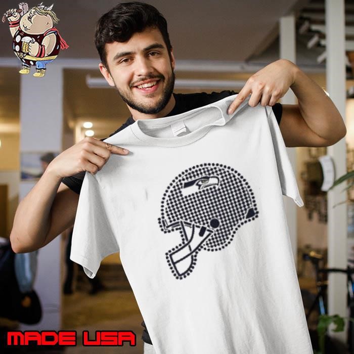 Seattle Seahawks polka dots helmet Unisex