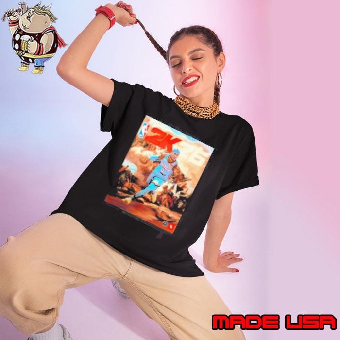 Shai Gilgeous Alexander NBA 2026 renaissance Ladies tee