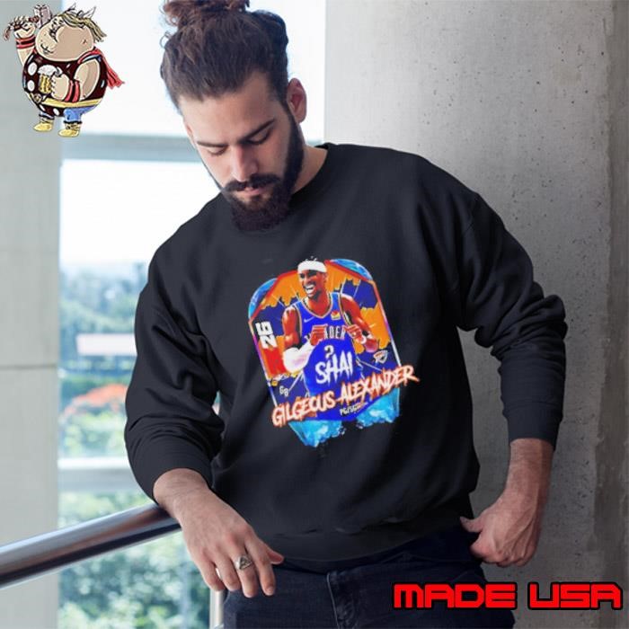 Shai Gilgeous Alexander OKC Thunder MVP Basketball NBA 2026 Basketball Sweatshirt