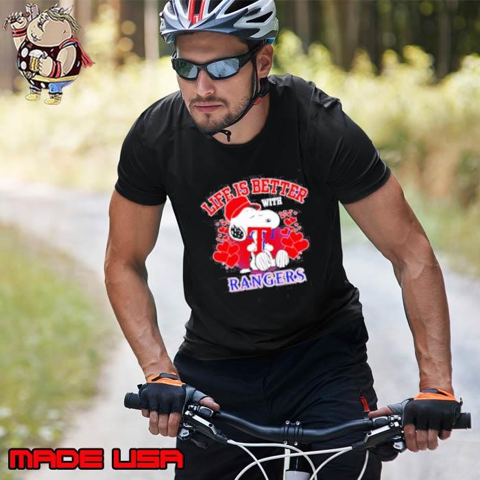 Snoopy Life is better with Rangers Unisex