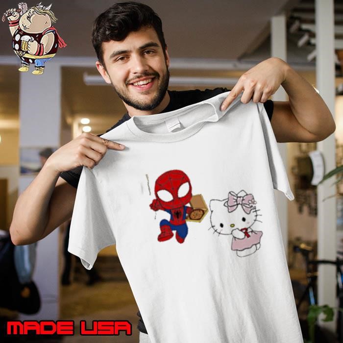Spider Man Deliver Hello Kitty Pizza Unisex