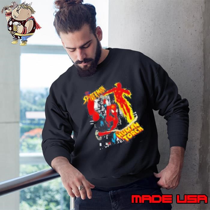 Spider man the Human Torch Sweatshirt