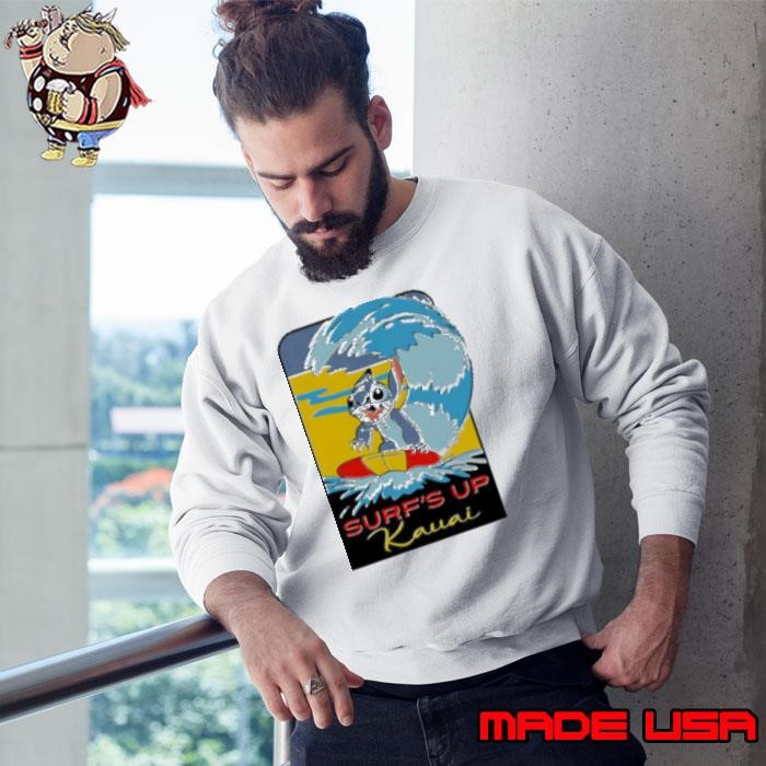 Stitch Surf up kawai summer Sweatshirt