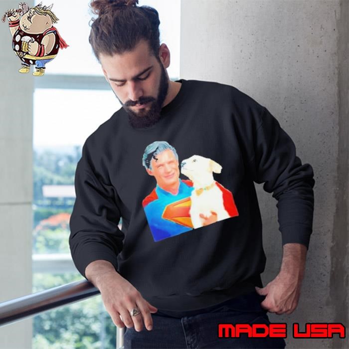 Superman Clark Kent and Dog Krypto Sweatshirt