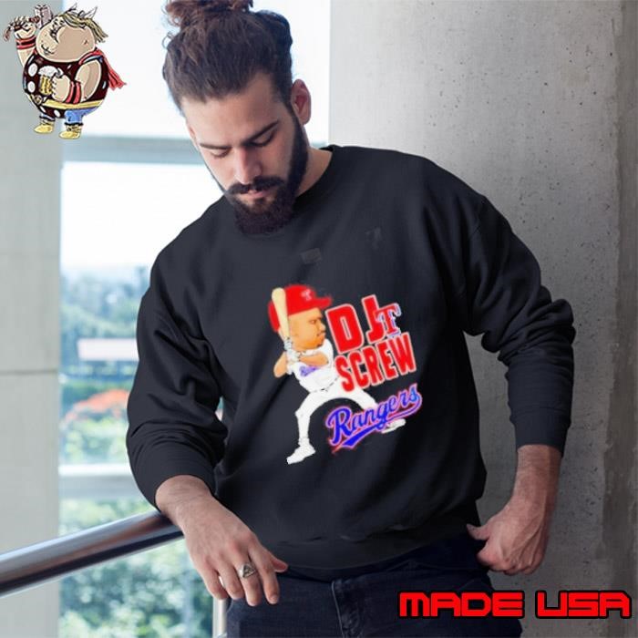 Texas Rangers DJ Screw 2025 Baseball Sweatshirt