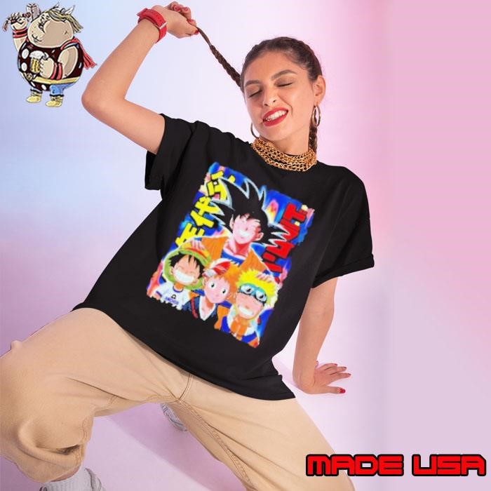 The Father of Anime Goku Luffy Naruto Ladies tee
