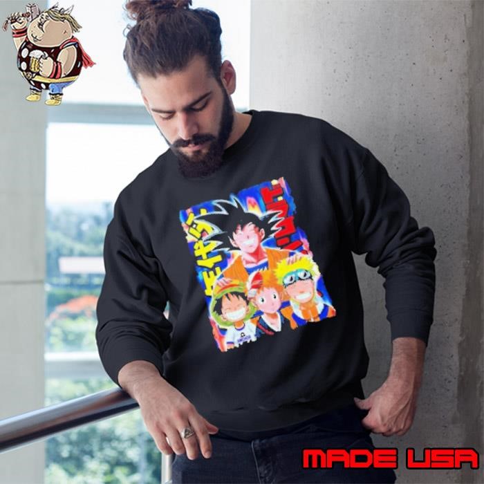 The Father of Anime Goku Luffy Naruto Sweatshirt