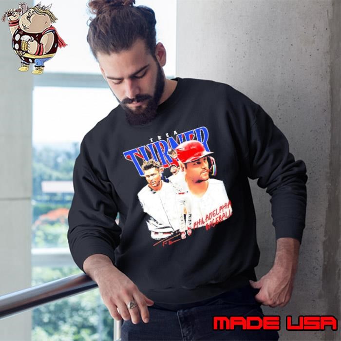 Trea Turner Philadelphia Baseball signature player collage Sweatshirt