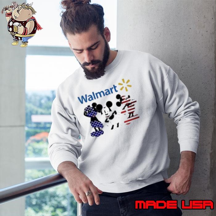 Walmart rwb mickey Sweatshirt