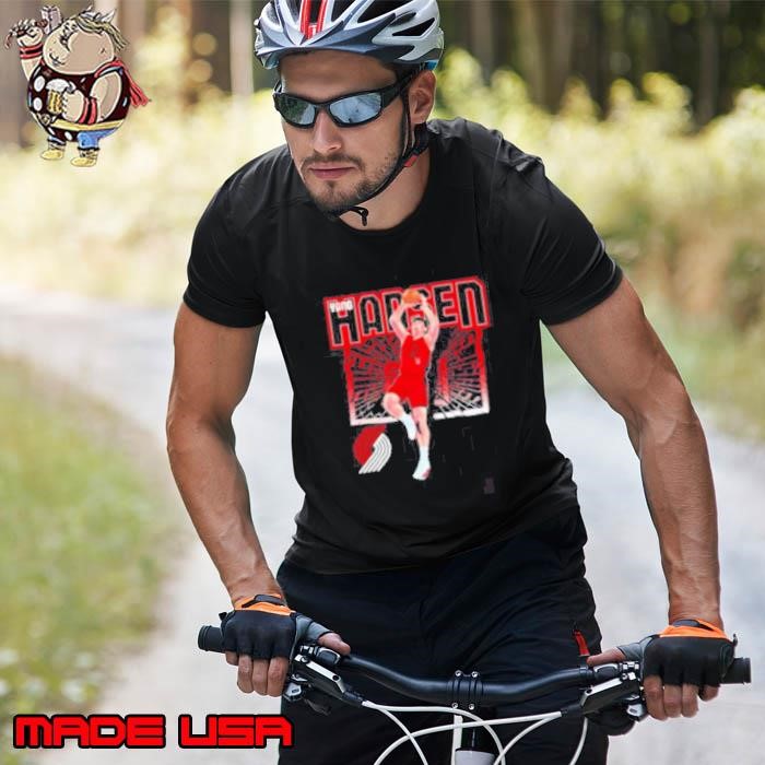 Yang Hansen Portland Trail Blazers Shattered basketball Unisex